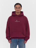 L'amour Hoodie Cranberry Red