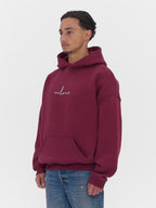 L'amour Hoodie Cranberry Red