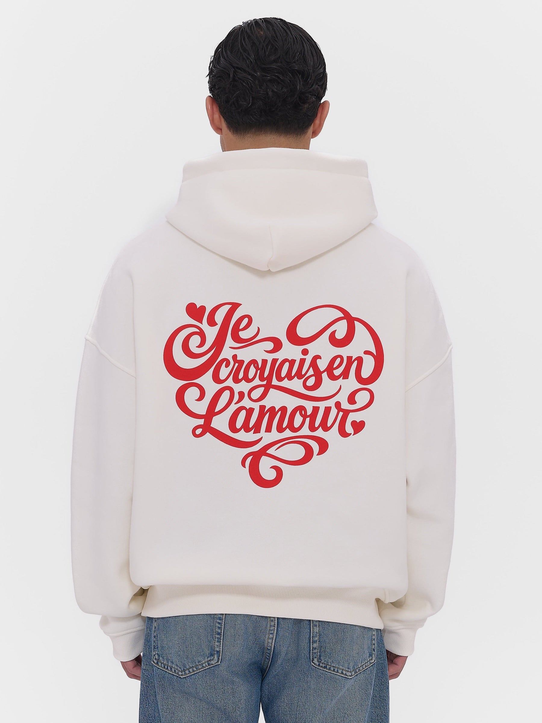 L'amour Hoodie Off White