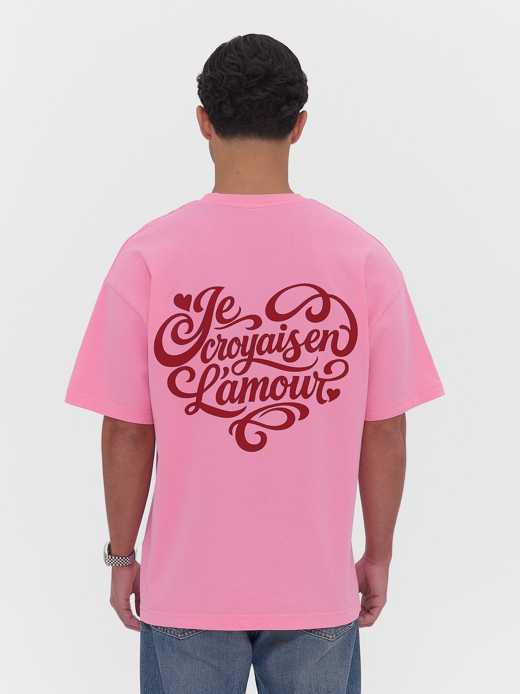 L'amour T-Shirt Washed Rose Washed