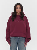 L'amour Hoodie Cranberry Red