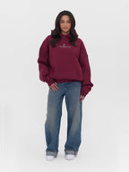 L'amour Hoodie Cranberry Red