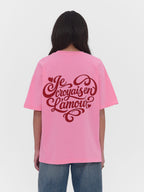 L'amour T-Shirt Washed Rose Washed