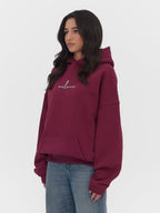 L'amour Hoodie Cranberry Red