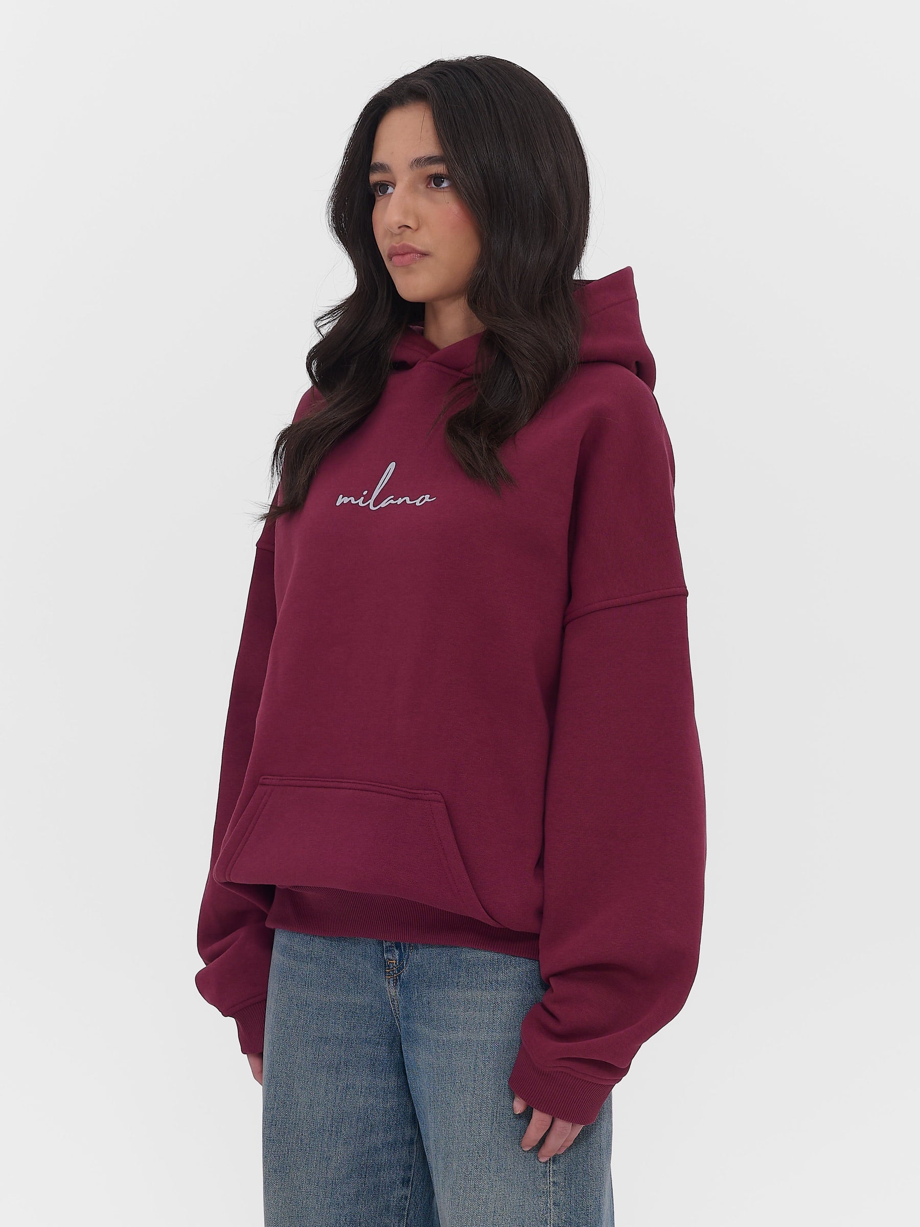 L'amour Hoodie Cranberry Red