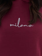L'amour Hoodie Cranberry Red