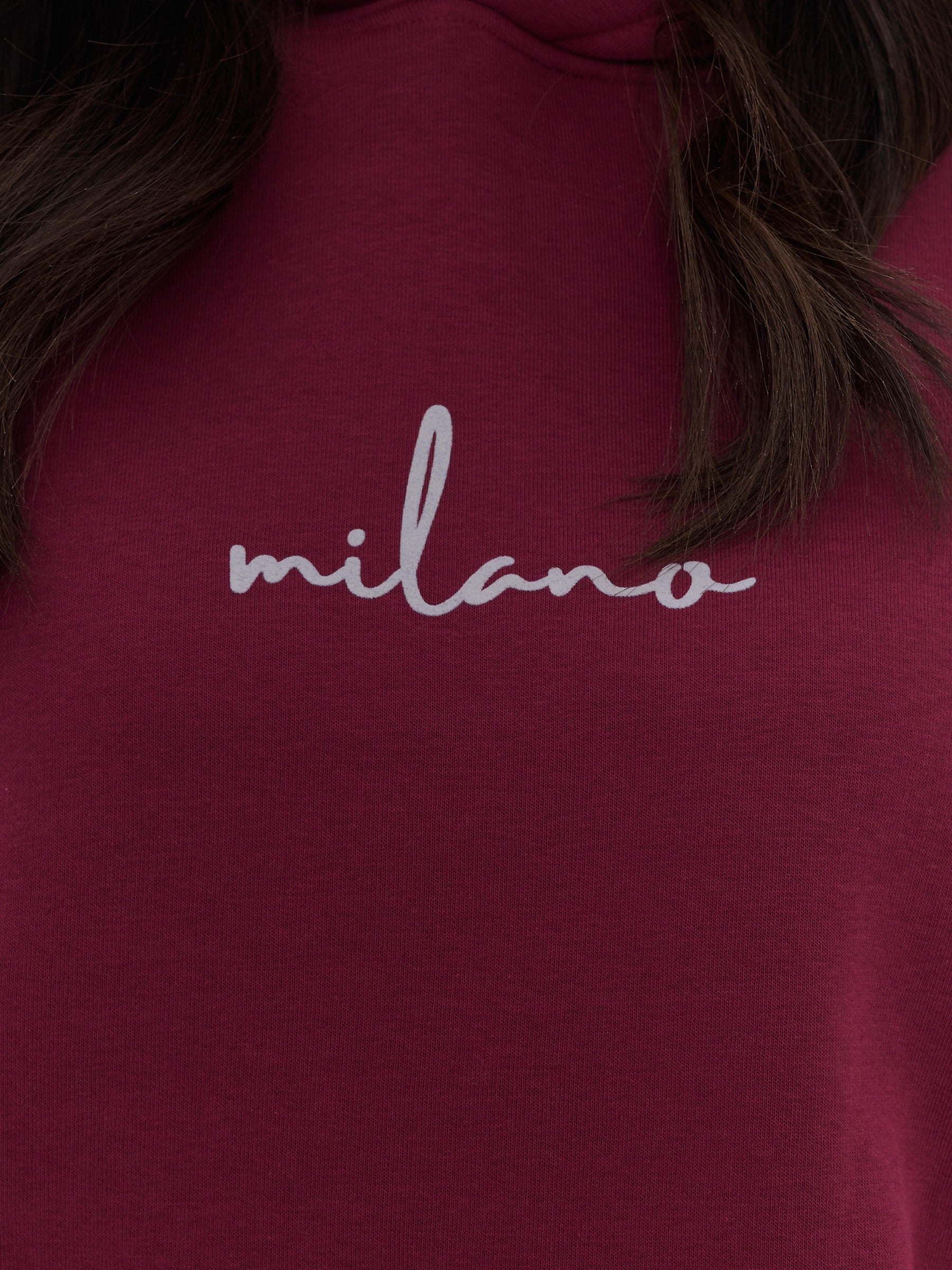 L'amour Hoodie Cranberry Red